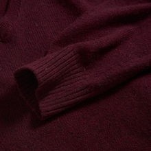 佐丹奴針織衫 男柔軟多色v領毛衣 01051558 23果汁酒紅色 小碼 產品圖片5素材 it168圖片大全