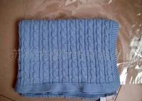 (廠家特價供應)針織蓋毯(優雅絞八結)[供應]_世界工廠網中國產品信息庫